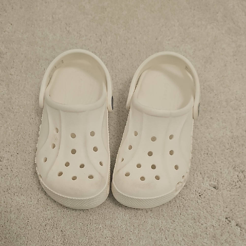 Kids White Clogs Size 11
